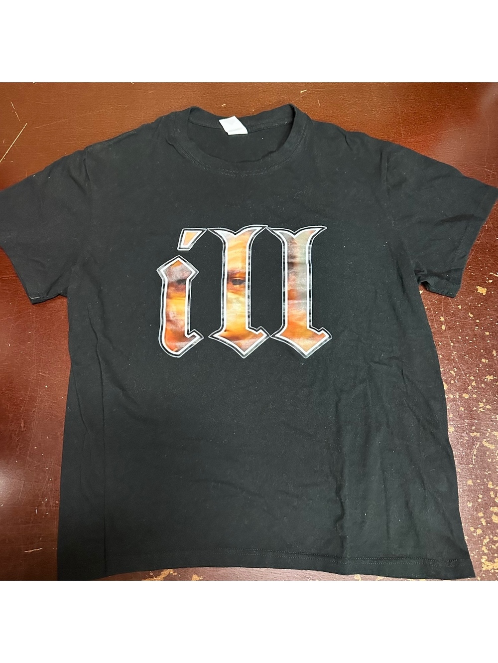 NAS ILLMATIC Black, men’s album, graphic T-shirt, large